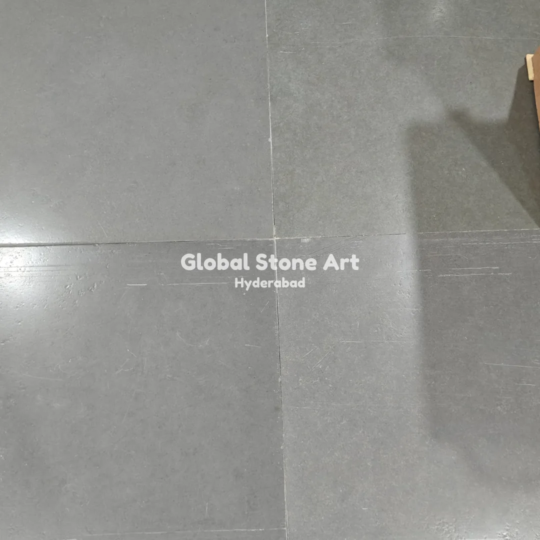 Tandur Blue Limestone Tiles - Honed Satin Finish